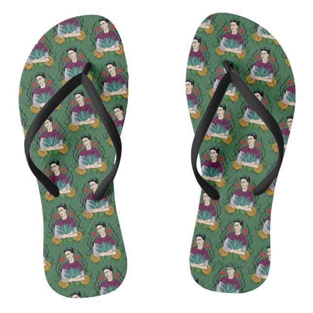 Tongs Frida Kahlo| Mi Mexico Lindo Motif (Semelle)