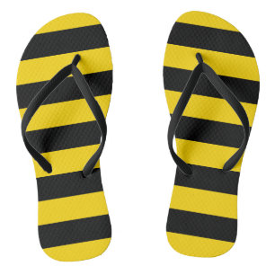 Tongs Frottis Jaunes/Noirs