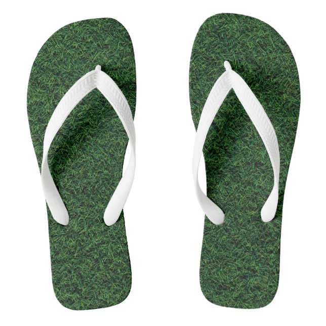 Tongs Fun Green Grass Adulte Flip Flops (Semelle)