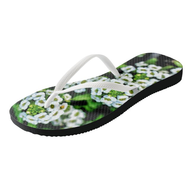 Tongs funky à impression de fleurs (Incliné)