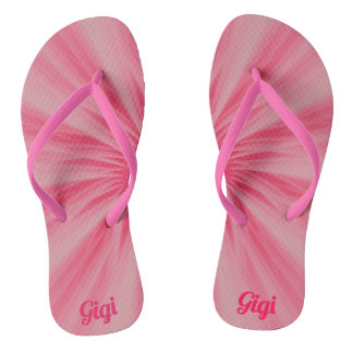 Tongs GIGI ~ Nuances Pink Pastel Design ~ Original