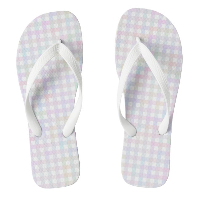 Tongs Gingham multicolore F & L (Semelle)