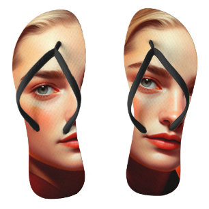Tongs Girl with blue eyes