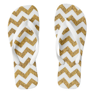 Tongs Gold Chevron