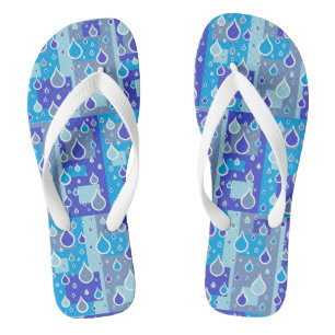 Tongs Gouttes de pluie Avril Showers Multi Bleu Design