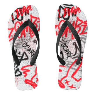 Tongs Graffiti de rue effrayant Hip hop 