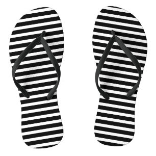 Tongs Grilles Motif Noir Blanc tendance Design élégant é