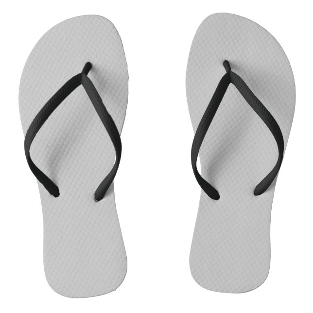 Tongs Gris clair, Nickel gris (Semelle)