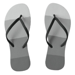 Tongs gris décontractés 4 bandes pour hommes