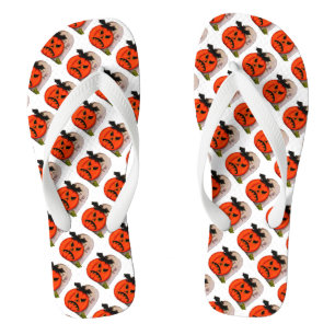 Tongs Halloween Adulte, Sandales à Bride Large/RIP