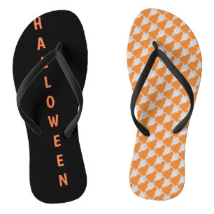 Tongs Halloween haut en haut de la page