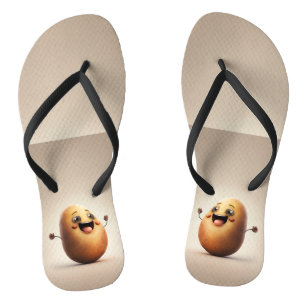 Tongs Happy Potato Personnalisé Mariage Couleurs Mariée 