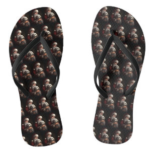 Tongs Havanais avec Noël Festif du Père Noël