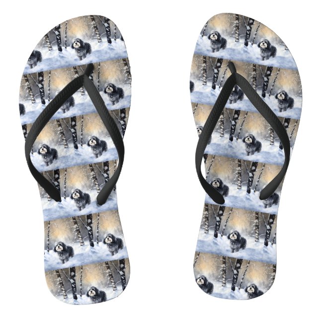 Tongs Havanais laissez-le neiger Noël (Semelle)