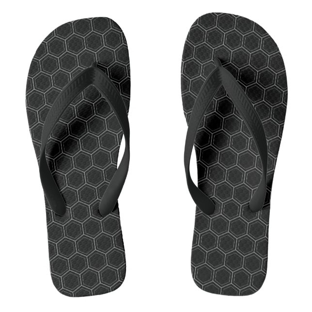 Tongs Hexagonal japonais traditionnel ligne blanche moti (Semelle)