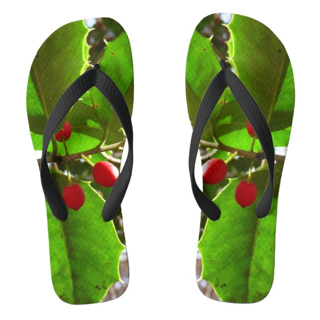 Tongs Holly Feuilles II Vacances Nature Botanique (Semelle)