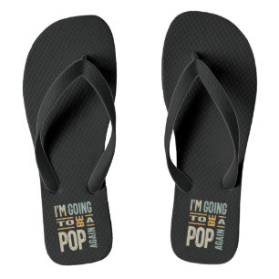 Tongs Hommes Je vais être une pop à nouveau