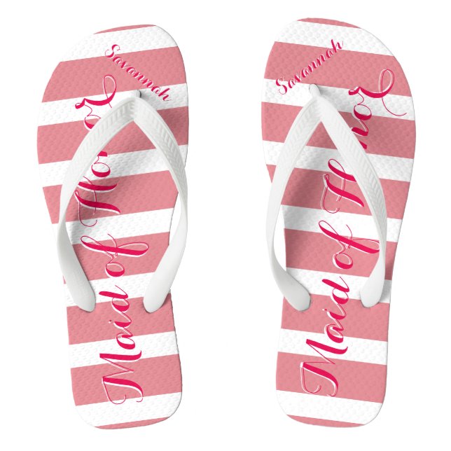 Tongs Homologuée personnalisée en rose d'honneur ou coul (Semelle)