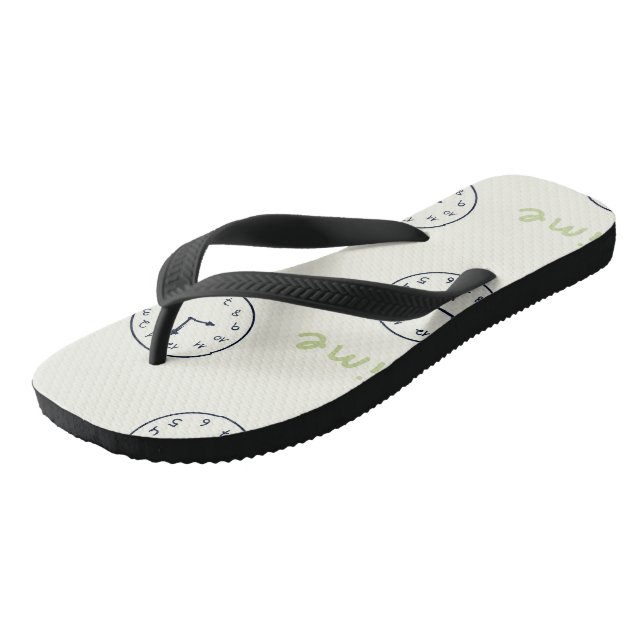 Tongs Horloge du souper (Incliné)