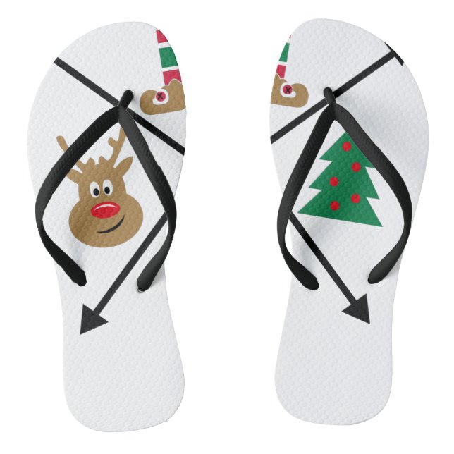 Tongs Icônes de Noël (Semelle)