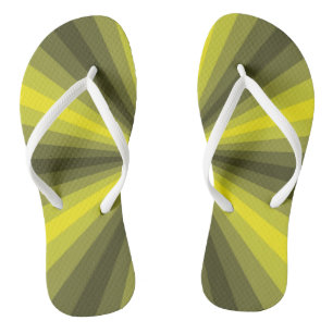 Tongs Illusion Optique Tournes Jaunes