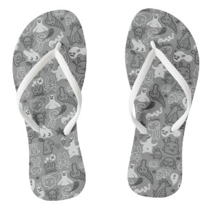Tongs illustration motif de doodles
