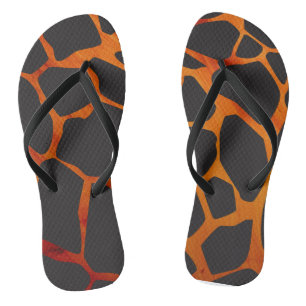 Tongs Impression Girafe de la Jungle