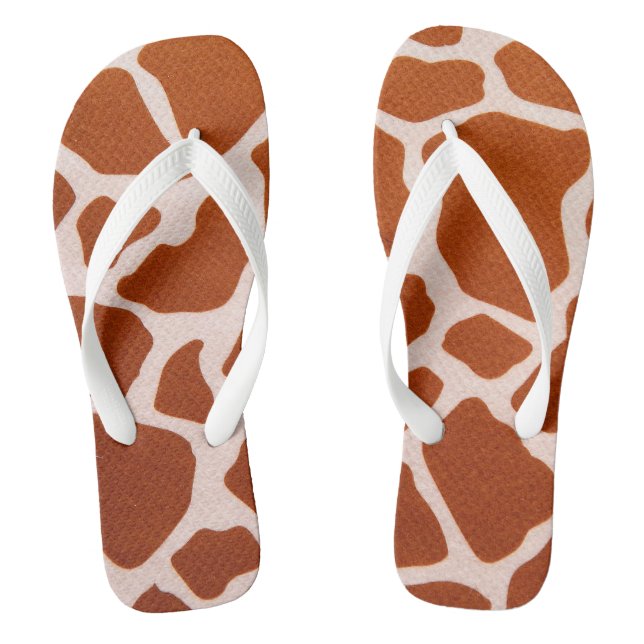 Tongs Impression sauvage de la Girafe (Semelle)