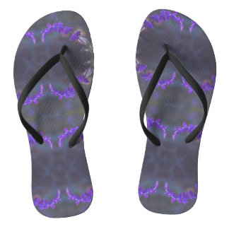 Tongs Jardin Floral Violet