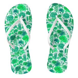 Tongs Jardin succulent