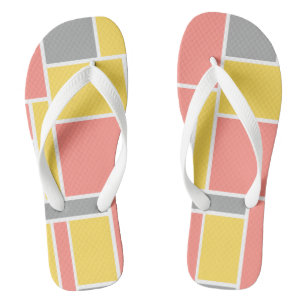 Tongs Joli pastel lumineux l Abstrait tendance l Rose Gr