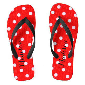 Tongs Joli Pois monogramme Flip Flops