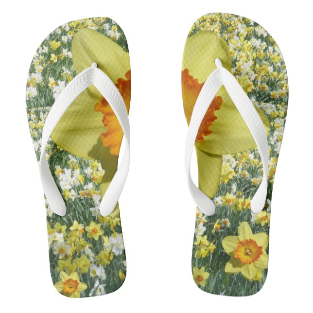 Tongs jonquins jaunes (Semelle)