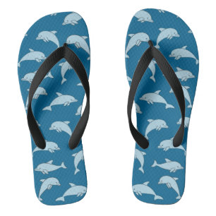 Tongs Jouer Dauphins Design Flip Flops