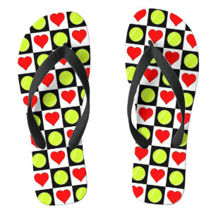 Tongs Joueuse de tennis pour filles mignonnes