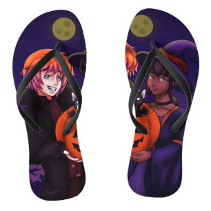 Tongs Joyeux costumes d'Halloween