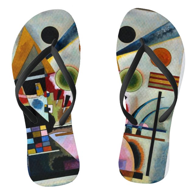 Tongs Kandinsky - Swinging, oeuvre populaire, (Semelle)