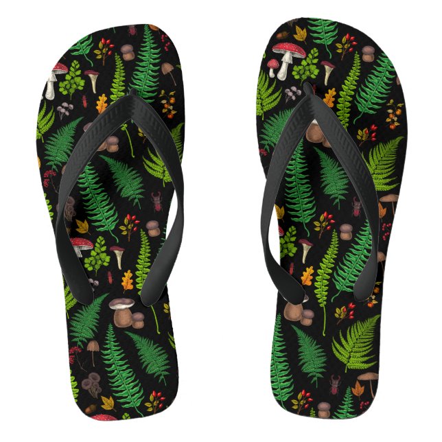 Tongs La faune et la flore des bois (Semelle)
