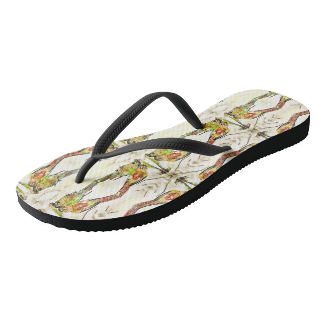 Tongs La folie conure des boudins ! (Incliné)