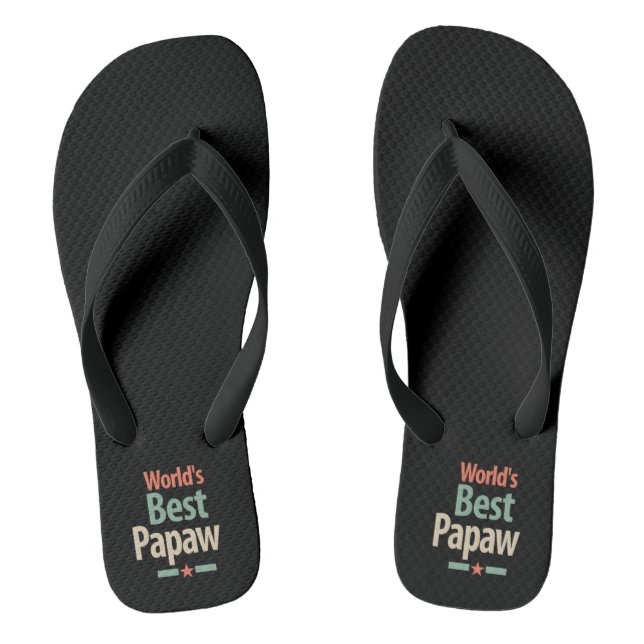 Tongs La meilleure papaye du monde | Cadeau Père (Semelle)