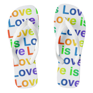Tongs L'amour, c'est l'amour.