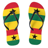 Lanières minces pour adultes avec drapeau du Ghana
