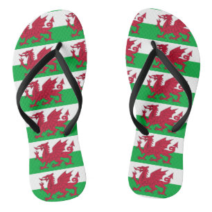 Tongs Lanières minces pour adultes avec drapeau du Pays 