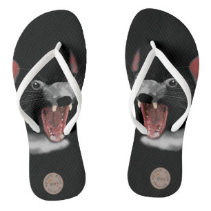 Tongs Le diable de Tasmanie par Chrissy Wild