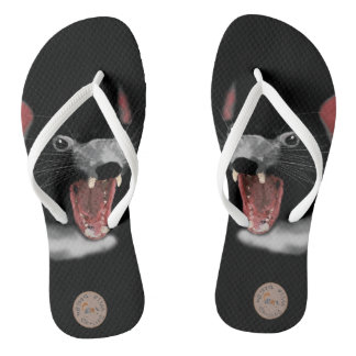 Tongs Le diable de Tasmanie par Chrissy Wild