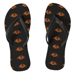 Tongs Le papillon Monarque dans la clé d'Orange