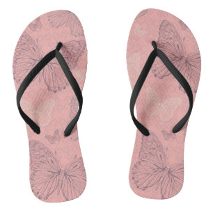 Tongs Le Papillon rose