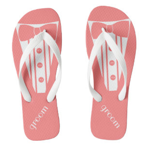 Tongs Le smoking personnalisent la couleur