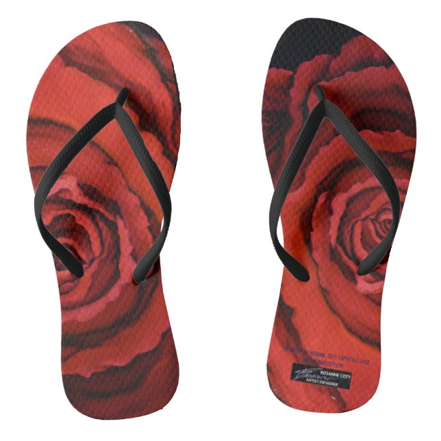 Tongs Le tonneau "Rose" de Rosanne Coty (Semelle)