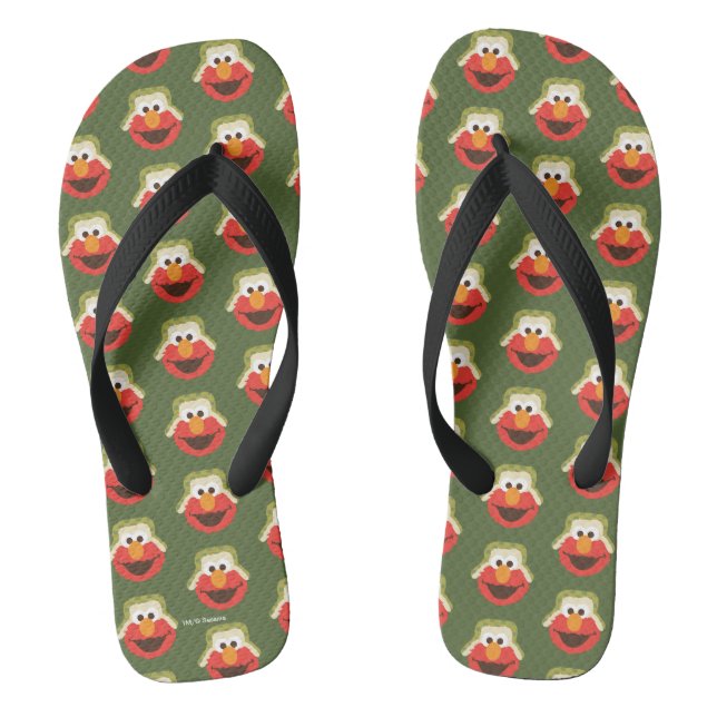 Tongs Le visage d'Elmo Woodland (Semelle)